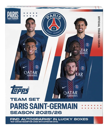 Topps Team Set: Paris Saint Germain 2025/26 - Hobby Box