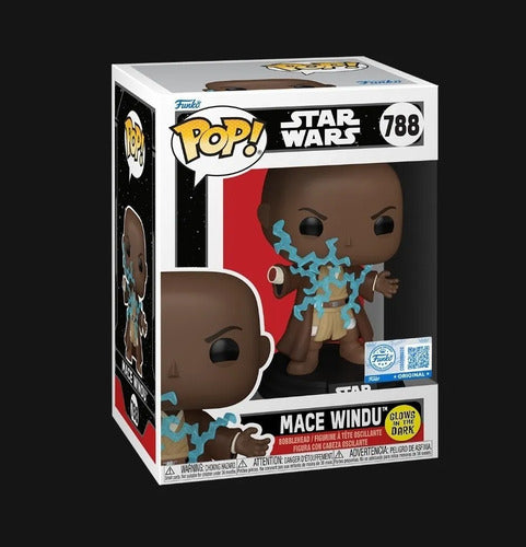 Funko Star Wars Mace Windu 788 Glows In The Dark