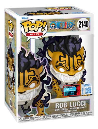 Funko Pop Rob Lucci Convencion Luffy Zoro Nami Chopper Sanji