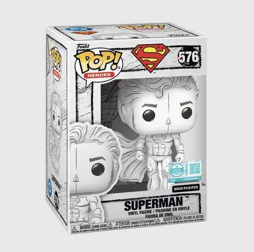 Funko Dc Comics Superman (sketch Deco) Le Supreme 9,500 Pcs