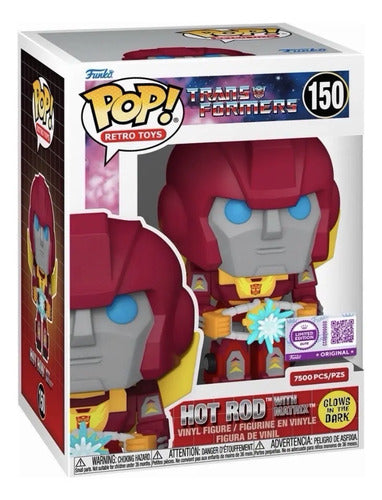 Funko Transformers Hot Rod With Matrix 150 Le 7,500 Pcs Glow