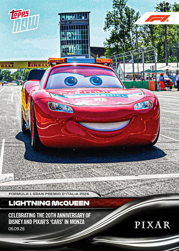 Topps NOW - Lightning McQueen - Formula 1 2026 - Card 55