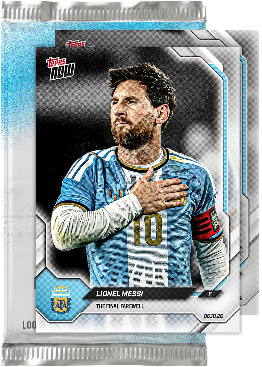 Topps NOW Lionel Messi Argentina 2026 - Final Farewell Pack