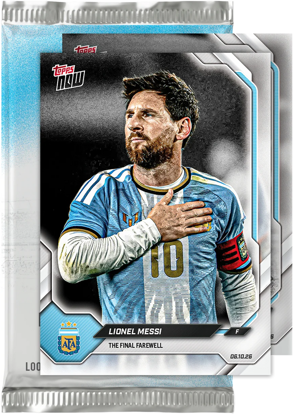 Topps NOW Lionel Messi Argentina 2026 - Final Farewell Pack