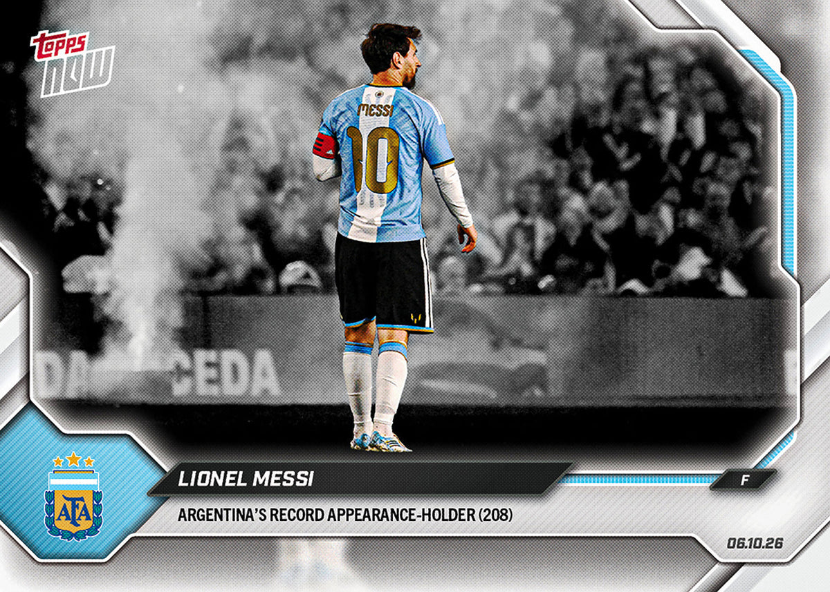 Topps NOW Lionel Messi Argentina 2026 - Final Farewell Pack