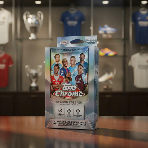 Topps Chrome Uefa Futbol 2025/26 Hanger Pack