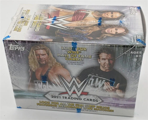 Topps Wwe 2021 Caja Sellada (77 Cartas En Total)