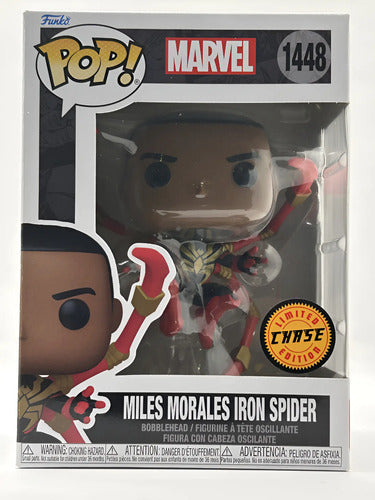 Funko Pop Marvel Miles Morales Iron Spider 1448 Chase