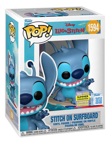 Funko Pop! De Stitch En Tabla De Surf (sdcc 2025 Exclusivo)