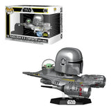 Funko Pop Star Wars 592 El Mandaloriano En N1 Starfighter mini