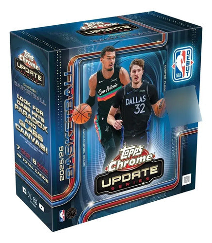 Topps Chrome Update Series Nba 2025/26 Mega Box (sellada)