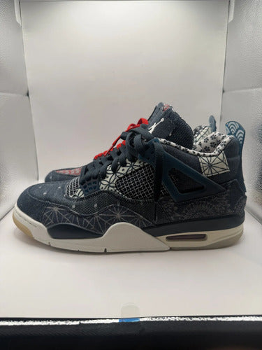 Tenis Air Jordan 4 Retro Se Sashiko Deep Ocean (como Nuevos) Azul 11 Us
