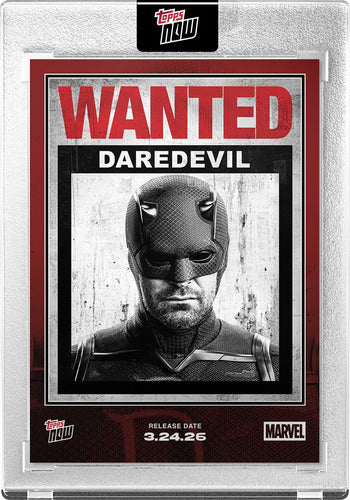 Topps Now Marvel Daredevil Born Again Season 2 Wanted Poster