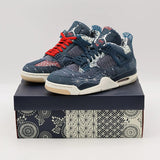 Tenis Air Jordan 4 Retro Se Sashiko Deep Ocean (como Nuevos) Azul 11 Us mini