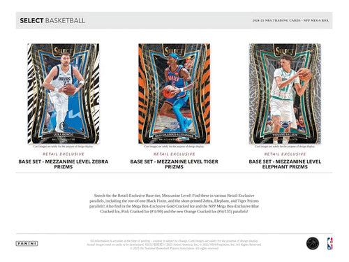 Panini Select Nba 24-25 Mega Box (caja Sellada)