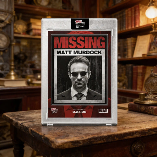 Topps Now Marvel Daredevil Matt Murdock Missing Poster