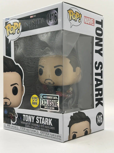 Funko Pop Marvel Tony Stark 1416 Ee Le - Glows In The Dark
