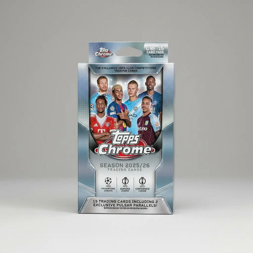 Topps Chrome Uefa Futbol 2025/26 Hanger Pack