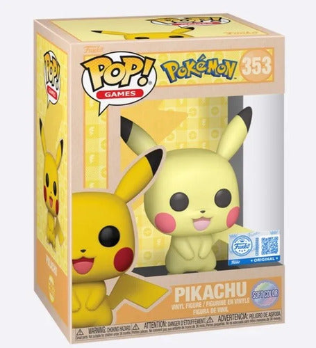 Funko Pop Pokemon Pikachu 353 Soft Color Funko Exclusivo