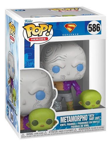 Funko Pop Superman Metamorpho Con Bebe Joey 586