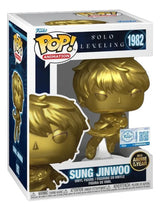 Funko Pop Solo Leveling Sung Jinwoo 1982 Edición Dorada mini