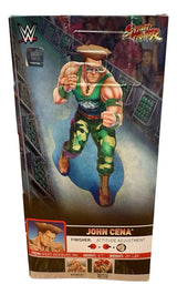 Figura De Acción John Cena Como Guile Wwe X Street Fighter mini