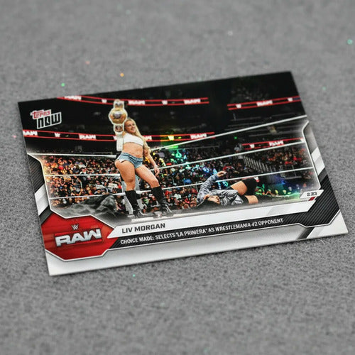 Topps Now Wwe Liv Morgan (carta Individual)