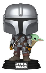Funko Star Wars Mandalorian Con Grogu 818 mini