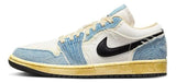 Tennis Jordan Low Se 1 Sashiko Denim Material Reciclado Azul Claro Mezclilla 11,0 Mx mini
