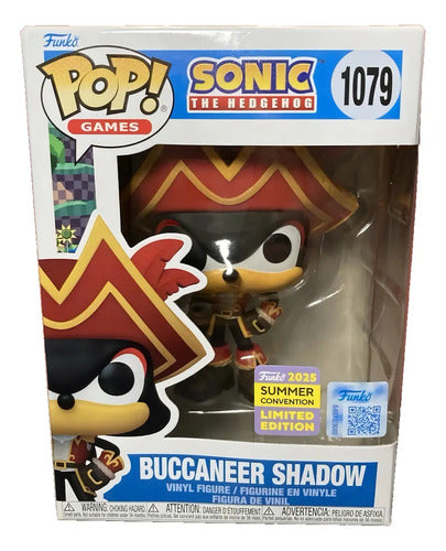 Funko Pop Buccaneer Shadow 1079 Sdcc Sonic
