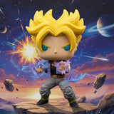 Funko Dragon Ball Super Saiyan Trunks 2198 Chase Exc V Rare mini