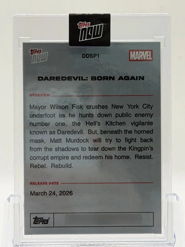 Topps Now Marvel Daredevil Matt Murdock Missing Poster