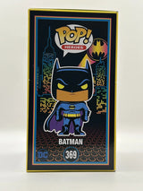 Funko Pop Dc Comics Batman 369 Hot Topic Exc Black Light Glo mini