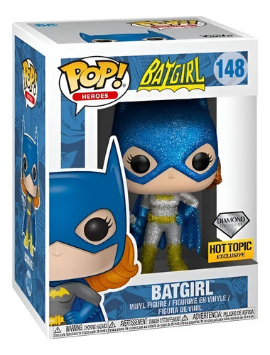 Funko Pop Dc Comics Batgirl 148 Hot Topic Diamond Collection