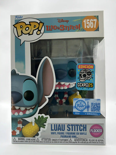 Funko Pop! Luau Stitch - Flocked - Exclusivo Ccxp 25