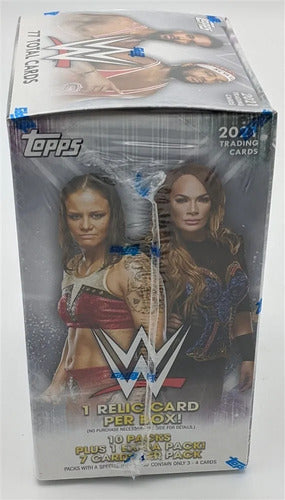 Topps Wwe 2021 Caja Sellada (77 Cartas En Total)