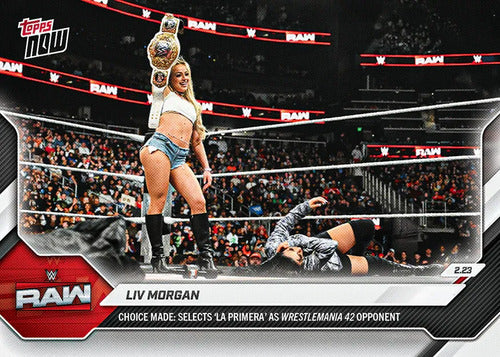 Topps Now Wwe Liv Morgan (carta Individual)