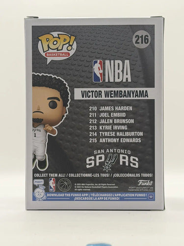 Funko Pop Nba Spurs Victor Wembanyama 216 Funko Shop Exc