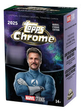 Topps Chrome Marvel Cinema 2025 (caja Sellada) mini