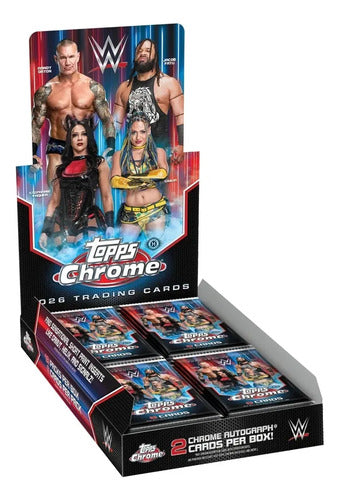 Topps Chrome Wwe 2026 - Hobby Box (caja Sellada)