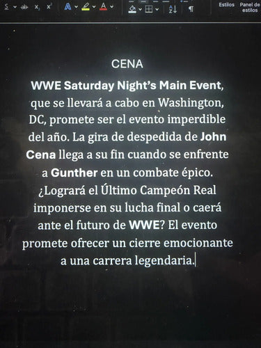 Topps Now Wwe John Cena 2025 Exclusiva (carta Individual)