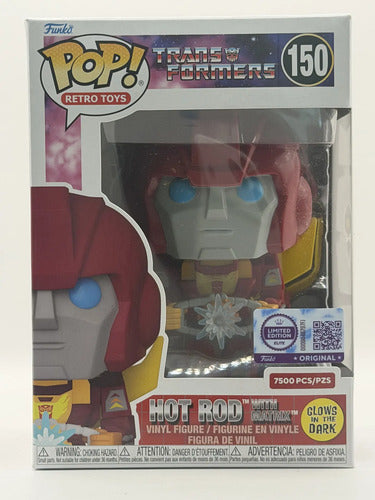 Funko Transformers Hot Rod With Matrix 150 Le 7,500 Pcs Glow