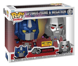 Funko Transformers Optimus Prim & Megatron 2 Pack Hot Topic mini
