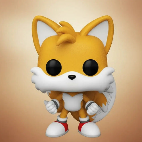 Funko Pop Sonic The Hedgehog Tails 978 Chase - Flocked