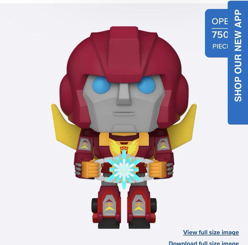 Funko Transformers Hot Rod With Matrix 150 Le 7,500 Pcs Glow