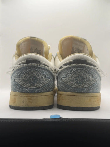 Tennis Jordan Low Se 1 Sashiko Denim Material Reciclado Azul Claro Mezclilla 11,0 Mx