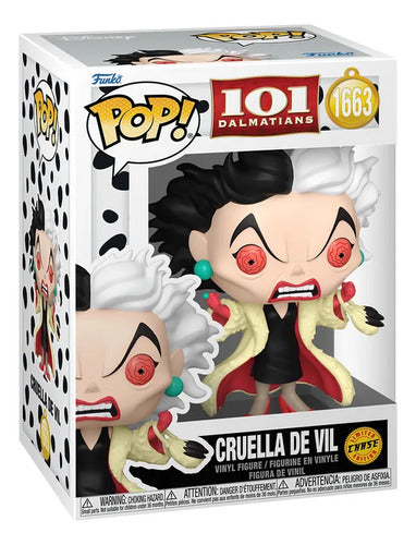 Funko Pop 101 Dálmatas Cruella De Vil 1663 (chase)