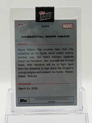 Topps Now Marvel Daredevil Born Again Season 2 Wanted Poster