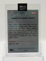 Topps Now Marvel Daredevil Born Again Season 2 Wanted Poster mini