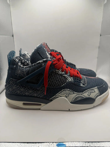 Tenis Air Jordan 4 Retro Se Sashiko Deep Ocean (como Nuevos) Azul 11 Us